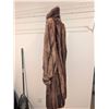 Image 7 : Full Length Brown Mink Fur Coat With Black Lining