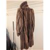 Image 8 : Full Length Brown Mink Fur Coat With Black Lining