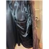Image 4 : Brown Full-Length Mink Fur Coat With Satin Lining