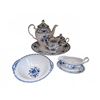 Image 1 : Johnson Bros Indies Blue Ironstone Tea Set and Serveware