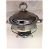 Image 3 : Anchor Hocking Silver-Plated Chafing Dish Set with Coasters and Shakers