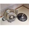 Image 4 : Anchor Hocking Silver-Plated Chafing Dish Set with Coasters and Shakers