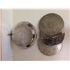 Image 11 : Silver Plate and Glass Barware Set Including Trays and Goblets