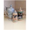 Image 2 : Three Lidded Beer Steins – Avon, German, and Marked 371