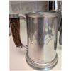Image 8 : 9 English Pewter Tankards With Various Markings