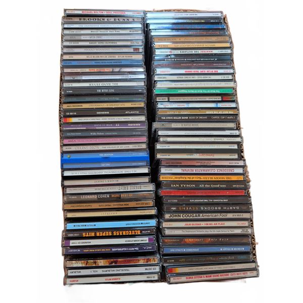 Music CDs Including Rock, Country, Classics