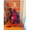 Image 2 : Chinese Red Resin Laughing Buddha Figurines