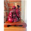 Image 3 : Chinese Red Resin Laughing Buddha Figurines