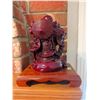 Image 5 : Chinese Red Resin Laughing Buddha Figurines