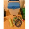 Image 5 : Camper's Collection With Coleman Stove, Lantern, Tarpaulin, Cooler, and Accessories