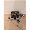 Image 2 : Fishing Gear Lot With Tackle Box, Spin Reel, Rod, Fly Line and Accessories