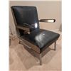 Image 3 : Diax Lamp with Black Vinyl and Metal Armchair