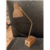 Image 4 : Diax Lamp with Black Vinyl and Metal Armchair