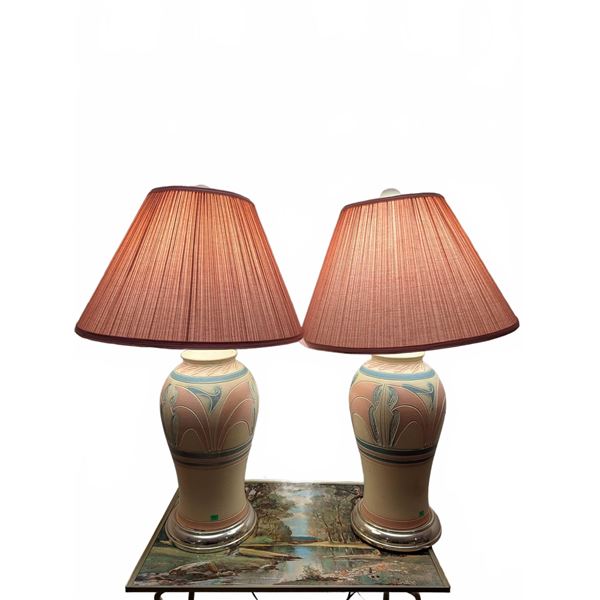 Ceramic Table Lamps with Shades