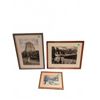 Image 1 : Framed Landscape Prints Including Devils Tower and Mountain Lake