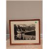 Image 7 : Framed Landscape Prints Including Devils Tower and Mountain Lake