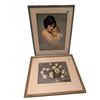 Image 1 : Framed Prints: 1929 Brown & Bigelow and Still Life Roses