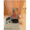 Image 1 : Camping Lot With Folding Chair, Coleman Jug, Tool Box, and Accessories