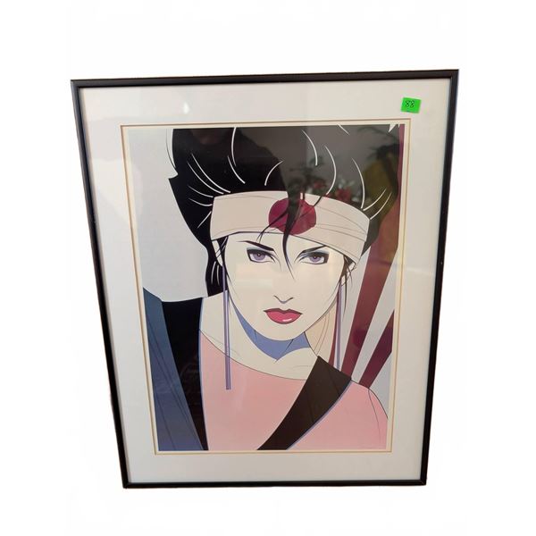 Framed Portrait Print Signed, 17" x 21"