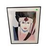 Image 1 : Framed Portrait Print Signed, 17" x 21"