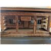 Image 7 : Wooden Log Cabin Model with 'Sold by Marcel Tessier RE/MAX' Sign
