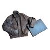 Image 1 : Moores Luxury Leather Men's Jacket Size L with Samsonite Briefcase