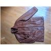 Image 3 : Men's Size L Genuine Leather Jacket and Matching Duffle Bag