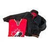 Image 1 : Harry Rosen Wool Jacket and Nike Team Canada Hockey Jersey XL