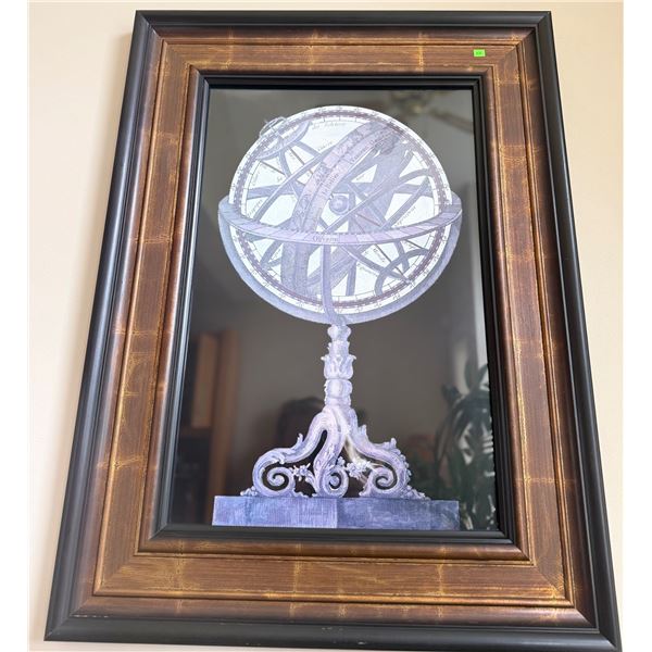 Framed Print of Armillary Sphere Illustration