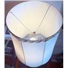 Image 4 : Ceramic Table Lamp with Ornate Metal Accents and Fabric Shade