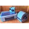 Image 1 : HP Deskjet 2710 Printer, Rolodex Rotary File, Sony ICF-C1 Clock Radio