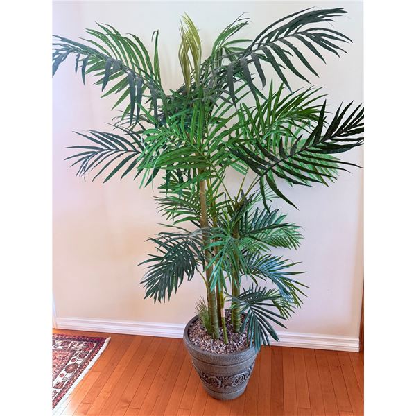 Artificial Palm Tree in Decorative Planter Pot