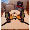 Image 1 : Household Lot with Crochet Butterfly Blanket, Humidifiers, Linens, and Pillows