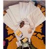 Image 4 : Household Lot with Crochet Butterfly Blanket, Humidifiers, Linens, and Pillows