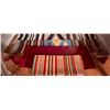 Image 2 : Three Woven Wool Blankets with Stripes and Patterns