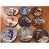 Image 1 : 9 Norman Rockwell Collector Plates with Hanging Hardware