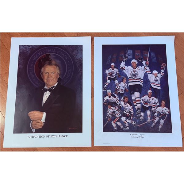 Edmonton Oilers Commemorative Hockey Posters