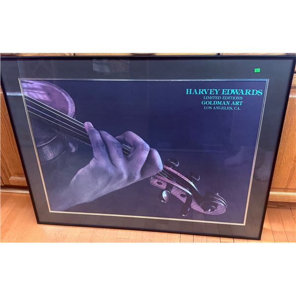 Harvey Edwards Framed Limited Edition Print, Goldmen Art Los Angeles