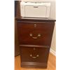 Image 3 : HP LaserJet P1005 Printer, Two-Drawer File Cabinet, and Wooden Storage Cabinet