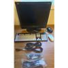 Image 4 : Compaq Desktop Computer with Monitor, Keyboard, Mouse, and Wooden Desk