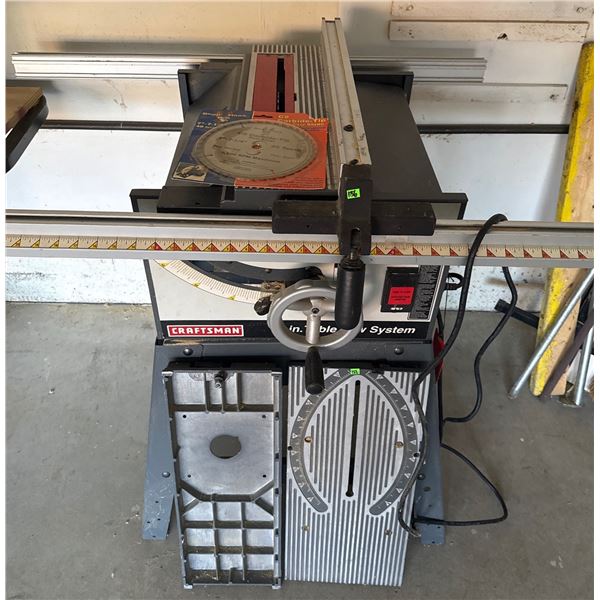 Craftsman 10-in. Table Saw System with Stand
