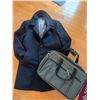 Image 2 : London Fog 42R Wool Overcoat and Samsonite Laptop Bag