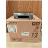 Image 2 : New Sony Trinitron Colour TV with Box and Sanyo DVD Player