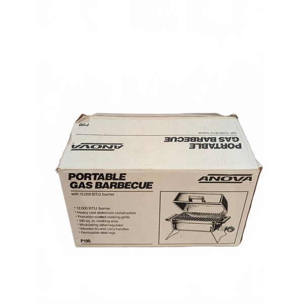 New Anova Portable Gas Barbecue with 12000 BTU Burner