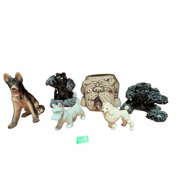 Gang Of Canines Porcelain Dog Collection