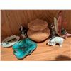 Image 2 : Decorative Ceramics and Woven Lidded Basket