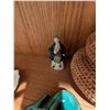 Image 7 : Decorative Ceramics and Woven Lidded Basket
