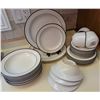Image 2 : Noritake Stonecrest Fine China Dinnerware Set for Eight