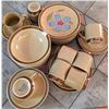 Image 2 : Heartside Hand Painted Stoneware Dinnerware Set