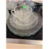 Image 3 : Glassware and Drinkware Lot Including Holiday Glasses and Embossed Glass Plates